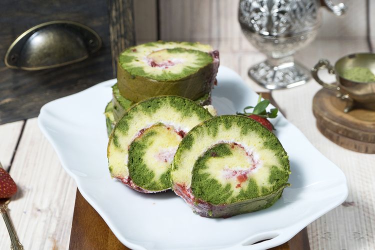  Resep  Green  Tea  Roll Cake