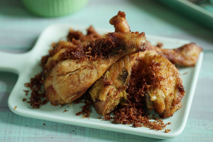  Resep  Ayam  Goreng  Serundeng Manis 